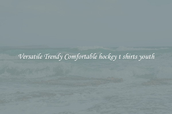 Versatile Trendy Comfortable hockey t shirts youth