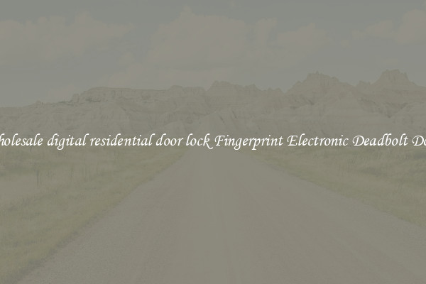 Wholesale digital residential door lock Fingerprint Electronic Deadbolt Door 