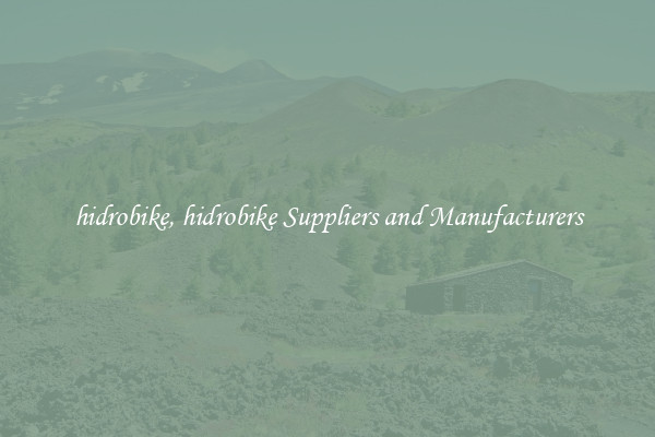 hidrobike, hidrobike Suppliers and Manufacturers