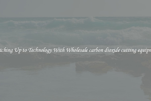 Matching Up to Technology With Wholesale carbon dioxide cutting equipment