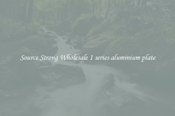 Source Strong Wholesale 1 series aluminium plate