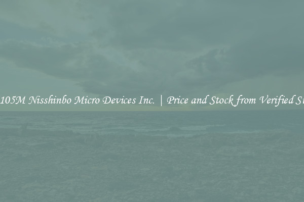 NJW1105M Nisshinbo Micro Devices Inc. | Price and Stock from Verified Suppliers