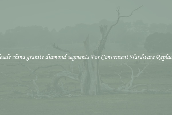 Wholesale china granite diamond segments For Convenient Hardware Replacement
