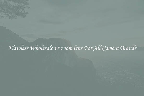 Flawless Wholesale vr zoom lens For All Camera Brands