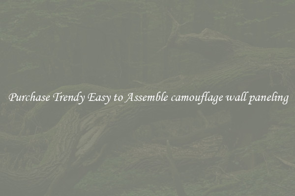 Purchase Trendy Easy to Assemble camouflage wall paneling