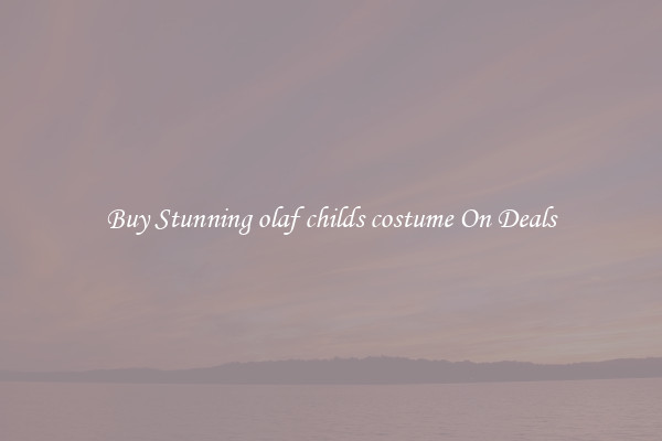 Buy Stunning olaf childs costume On Deals